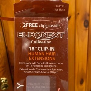Hair extensions! Jet black 18”